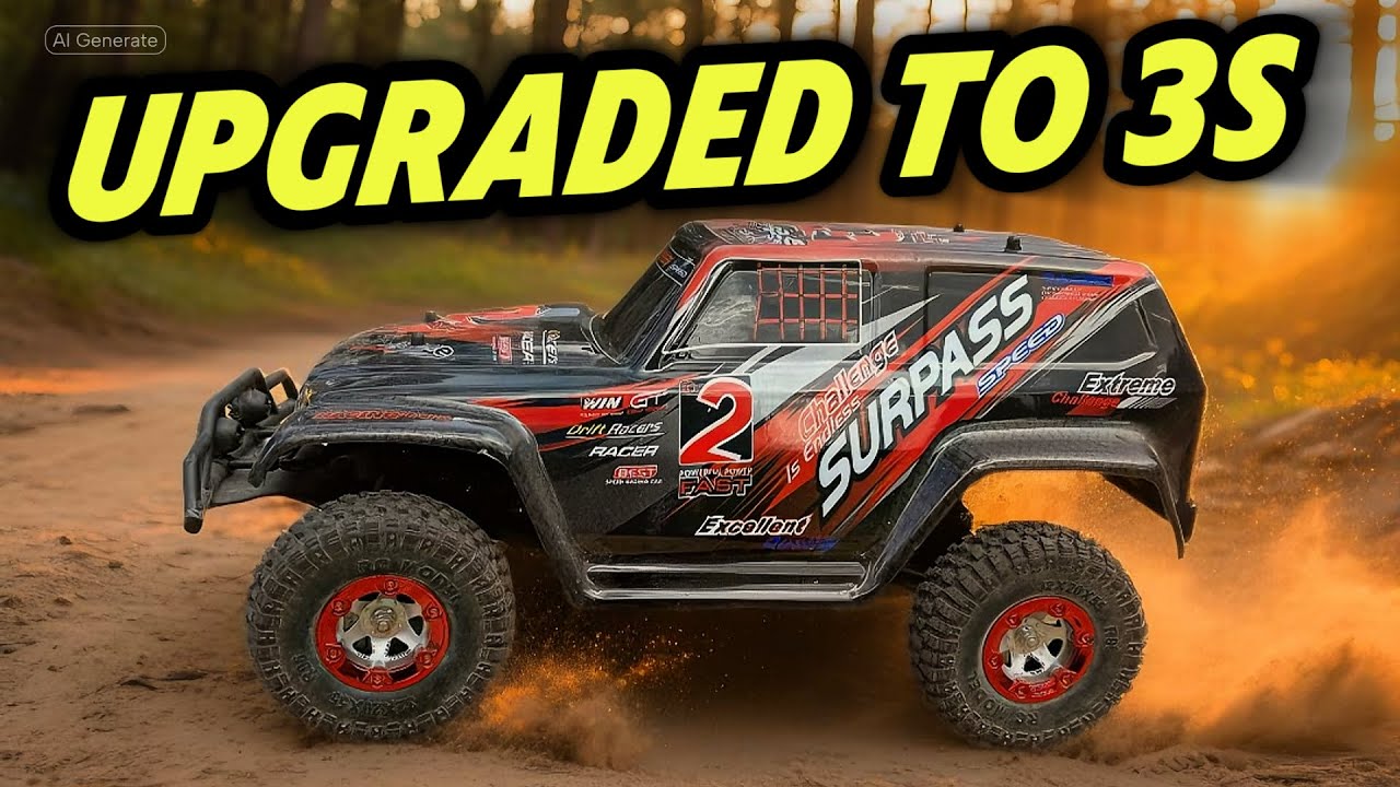 A Needed 3S upgrade for the FEIYUE FY-02 #rccar #rcoffoad #rc