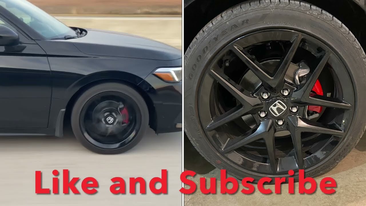 2022 Civic Sport Hatchback Calipers Painted