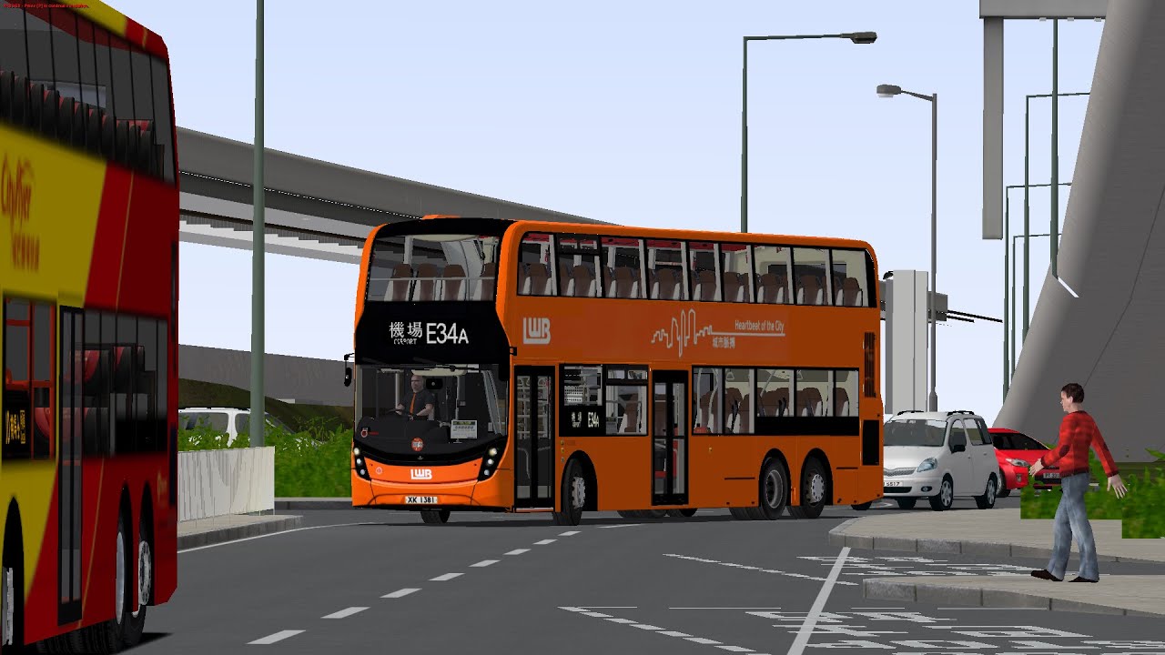 OMSI LWB E34A 天水圍市中心&rarr;機場