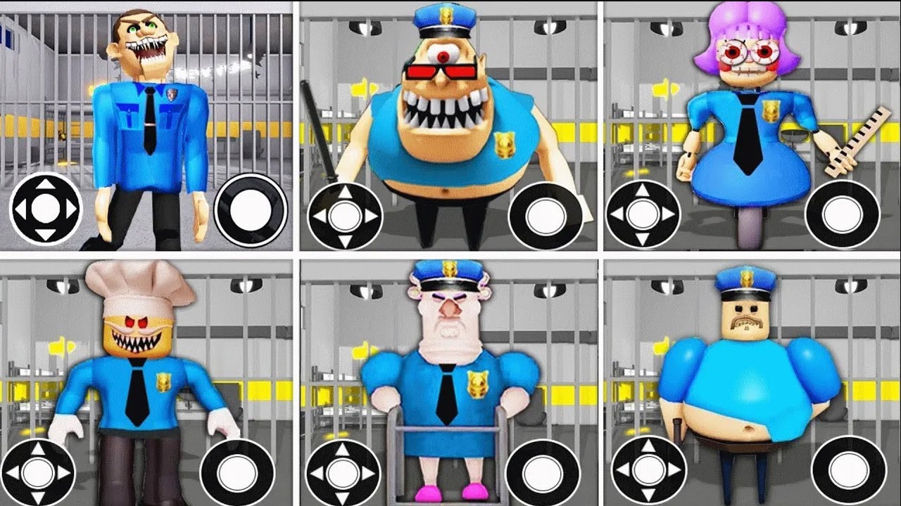 BARRY'S SECRET FAMILY in PRISON RUN NEW MORPHS in ROBLOX Obby Gameplay - Animation
