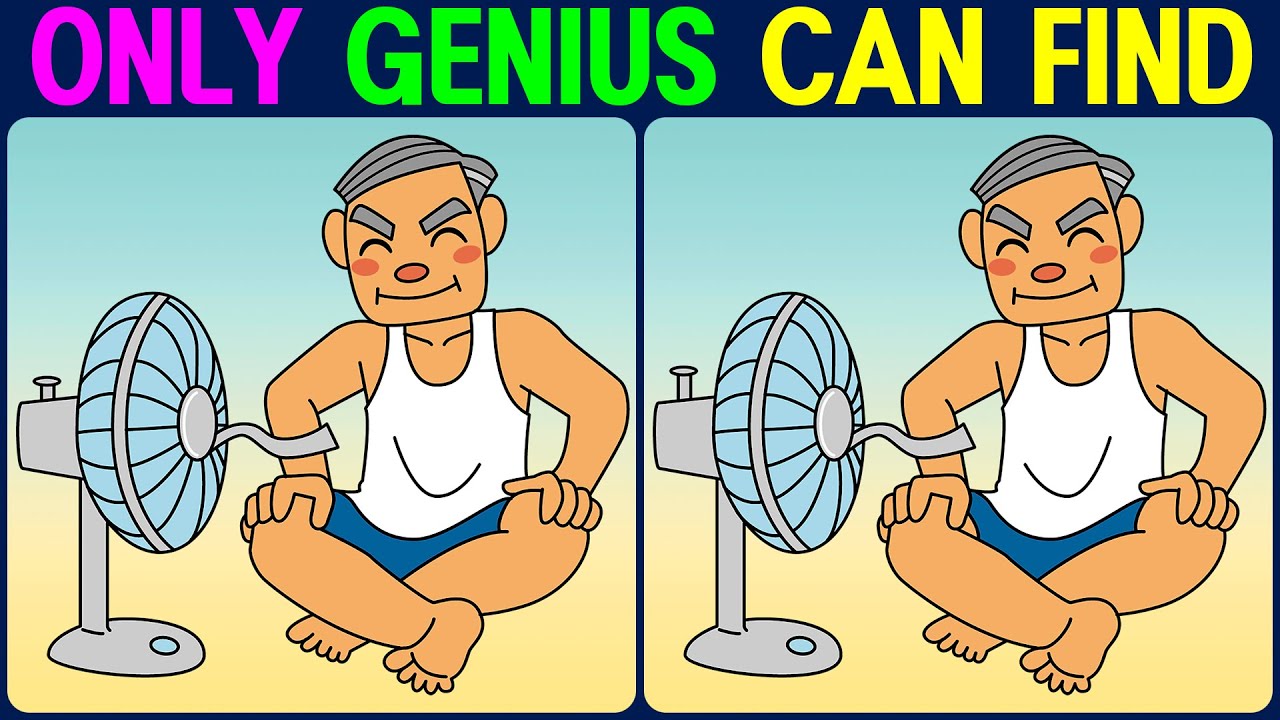 【Find the Difference】 Only Genius Can Spot The Difference!
