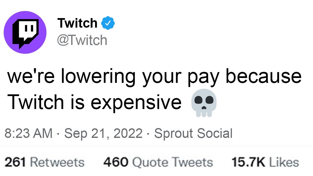 Twitch Can't Afford to Pay Their Streamers