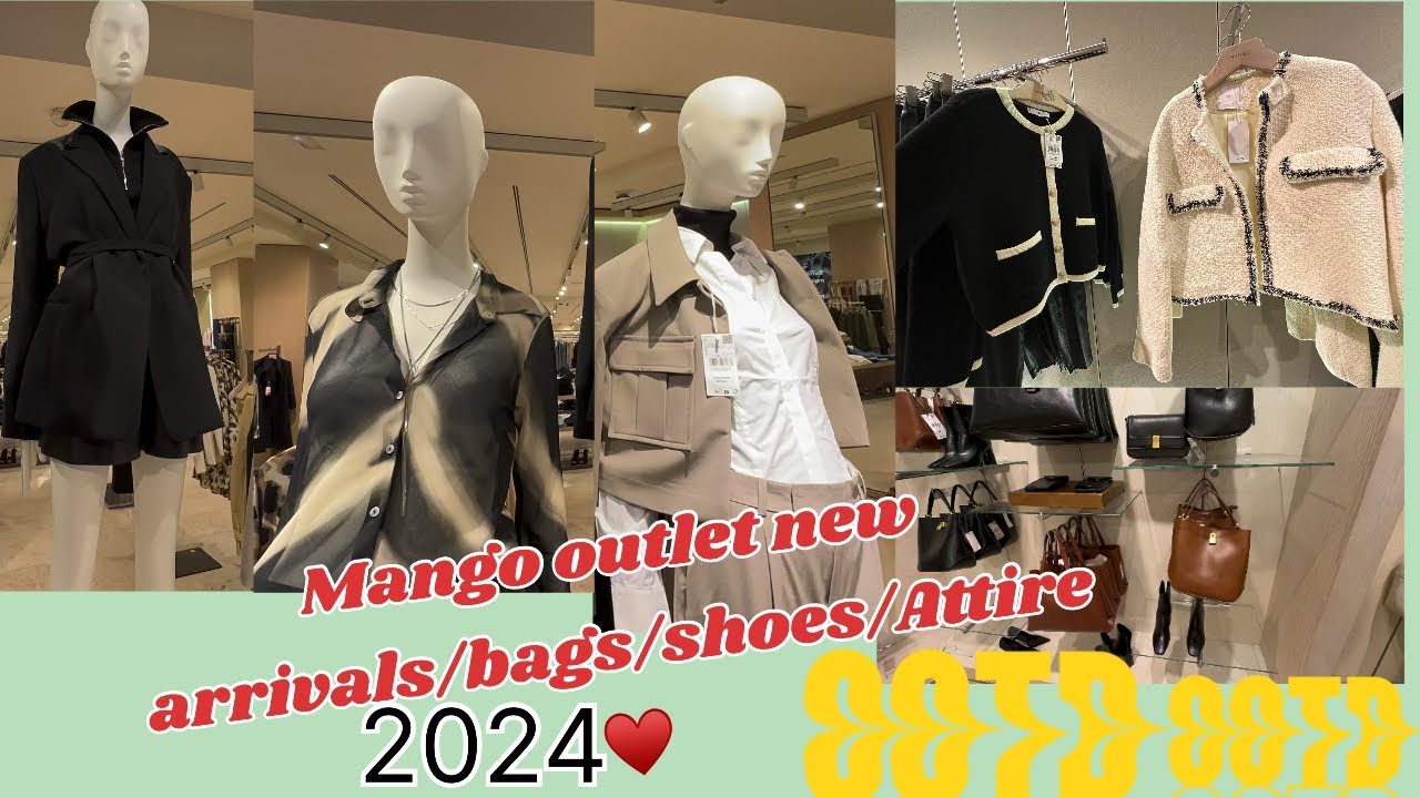 mango Attire || new arrivals|| bags || shoes ||2024 Style