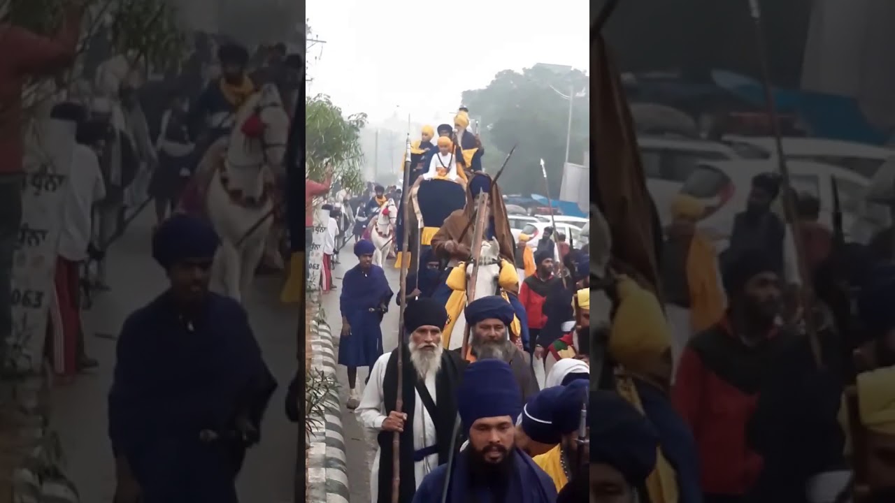 Nihang singh arrival at farmer protest Delhi
