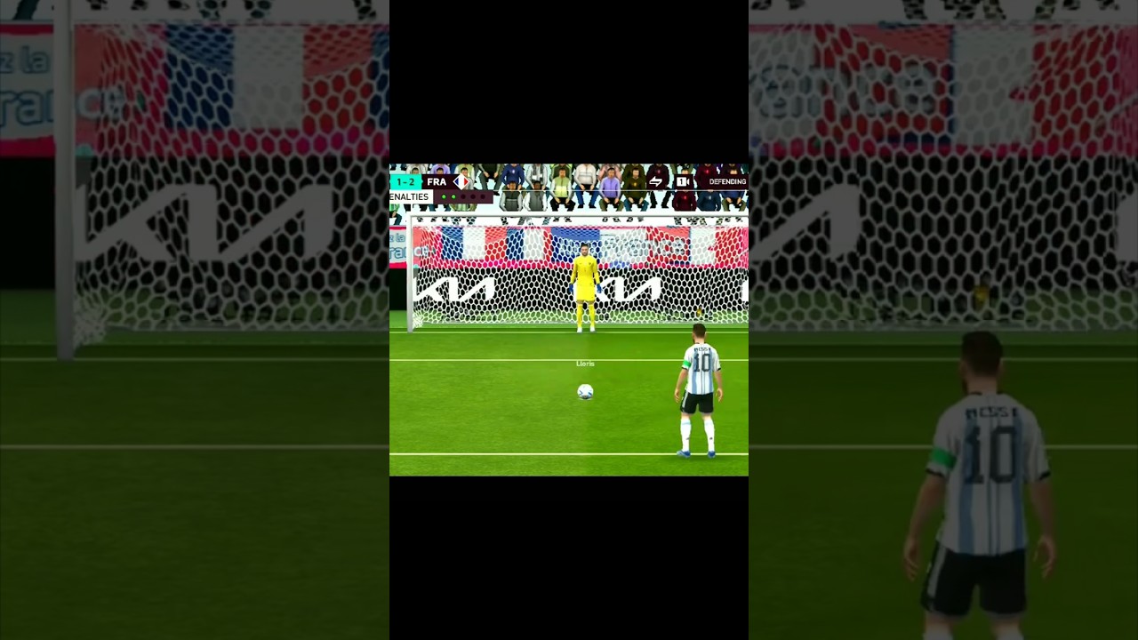 Messi Vs Mbappe Penalty #fifamobile #fifamobile23 #messi #mbappe #shorts