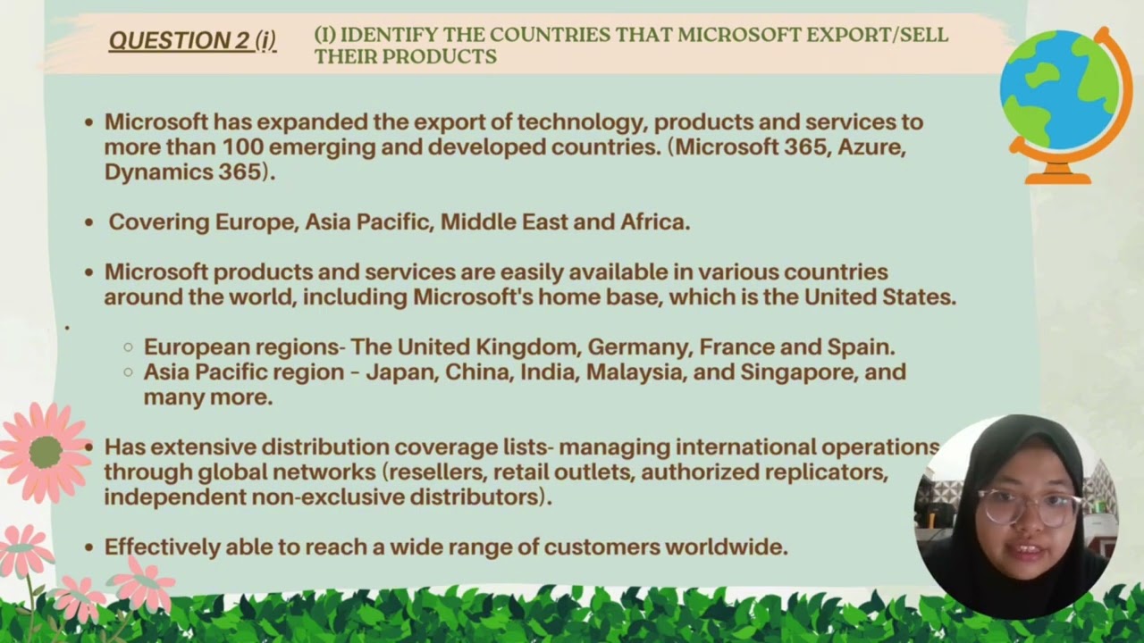 FIN542 (BA2723D): INTERNATIONAL FINANCIAL MANAGEMENT CASE STUDY - MICROSOFT