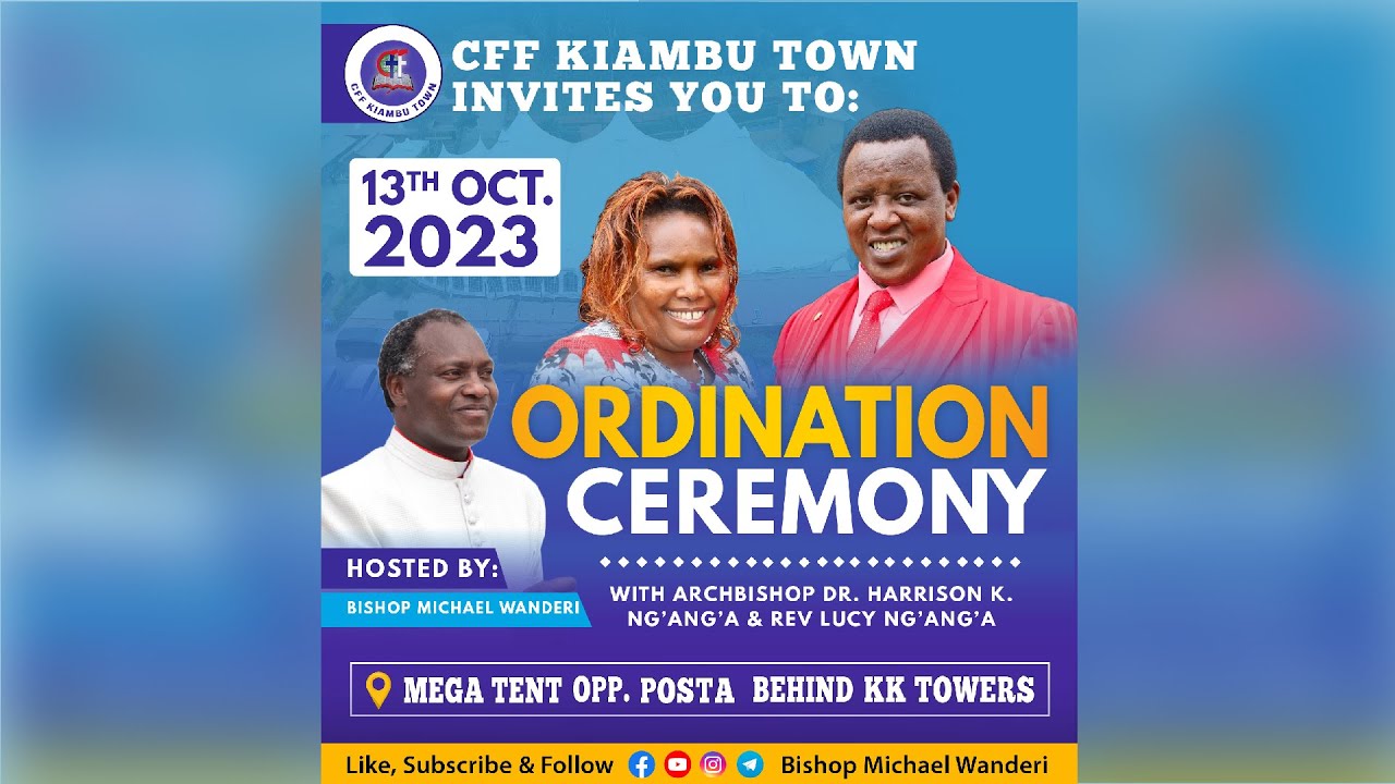 NAIROBI DIOCESE PASTORS' ORDINATION ||WITH ARCHBISHOP DR.HARRISON K. NG'ANG'A.||