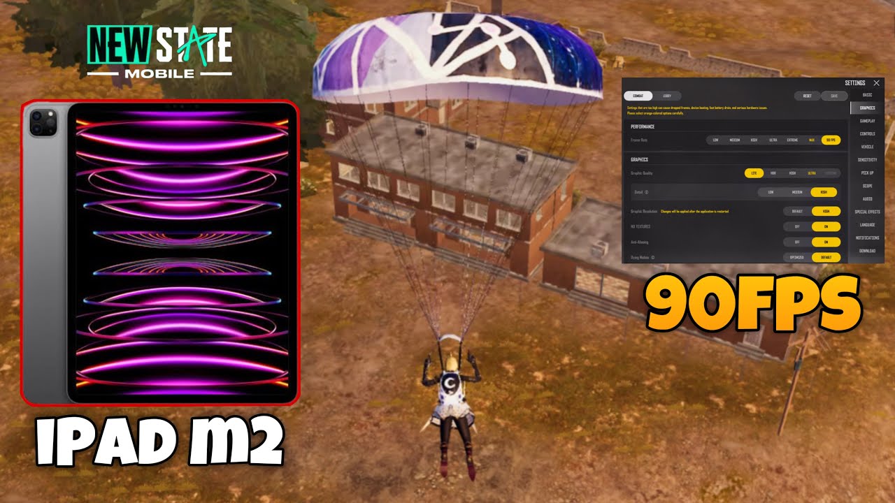 iPad Pro M2 4th Gen (11-inch) New State Mobile Test - Best Graphics Settings? 128GB Storage 🔥