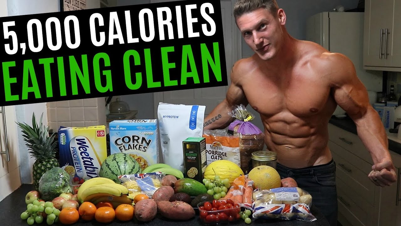 I ate 5,000 CALORIES of CLEAN FOOD | IIFYM Full Day of Eating