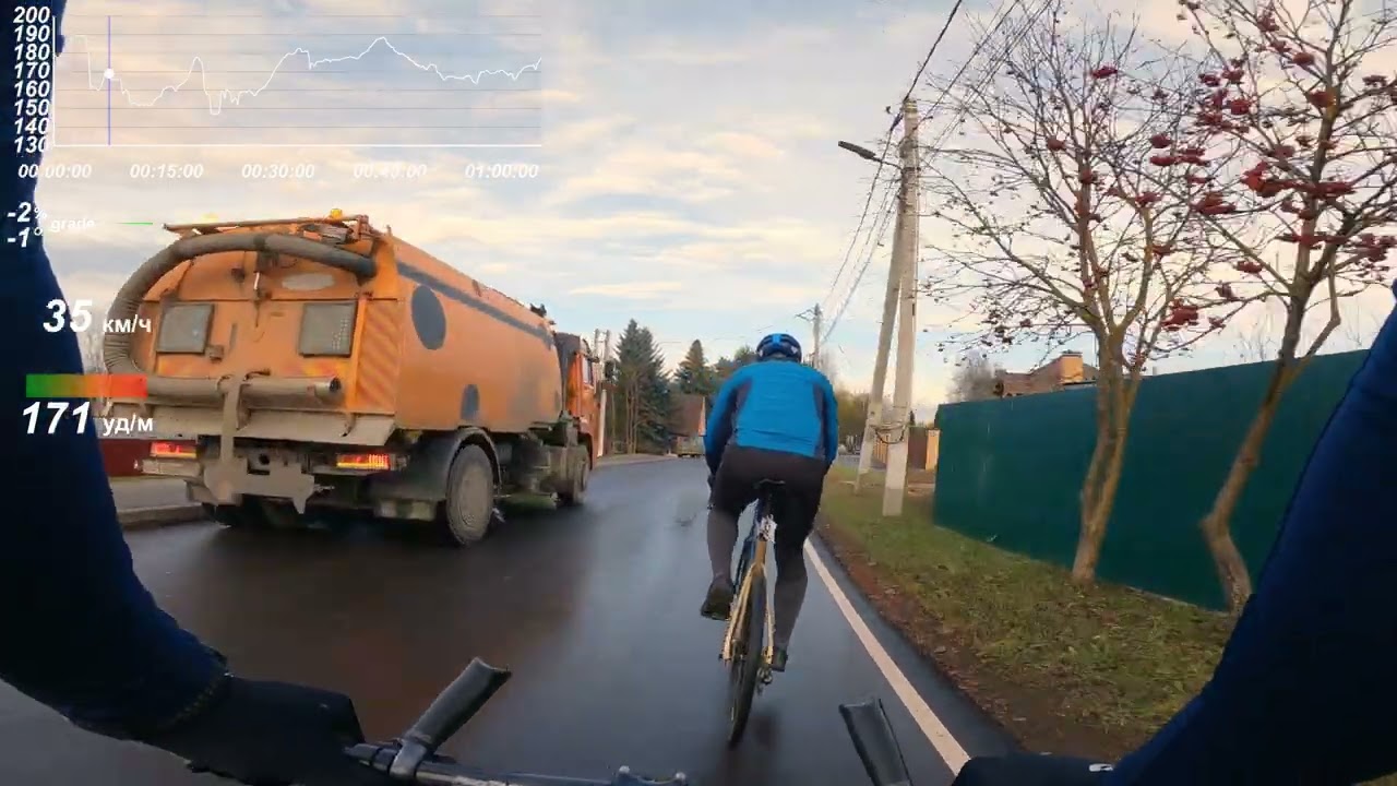 Гравийная гонка 8 ноября в Кленово 63 км