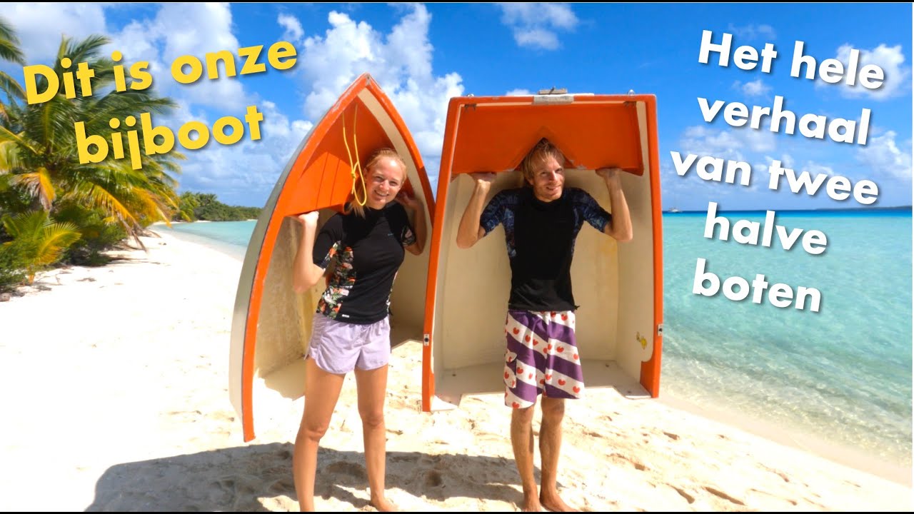Onze boot is DOORMIDDEN!! 🪚 Dit is onze DEELBARE bijboot ⛵️