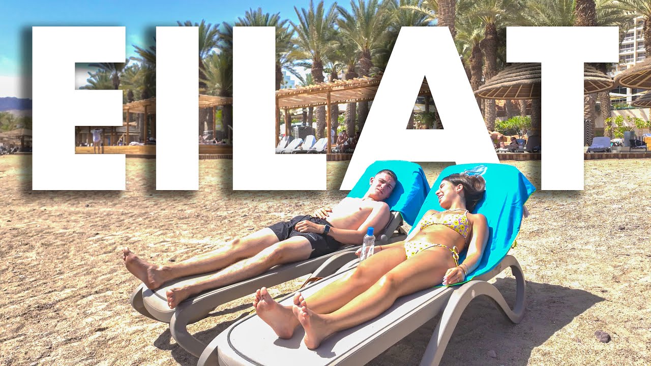 🌊 Serene Walk on Eilat Beach: Discover the Calm of Israel's Red Sea Shore 🏖️