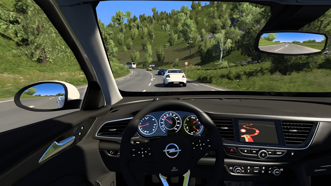 Opel Insignia Sports Tourer 2020- Euro Truck Simulator 2 [Steering Wheel Gameplay]