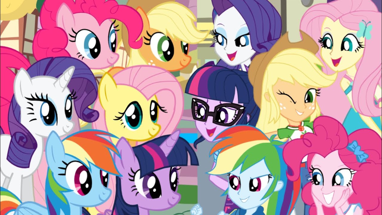 Bluey Can Can But My Little Pony & Equestria Girls Sing It (EG Vs MLP) - [UTAU Cover]