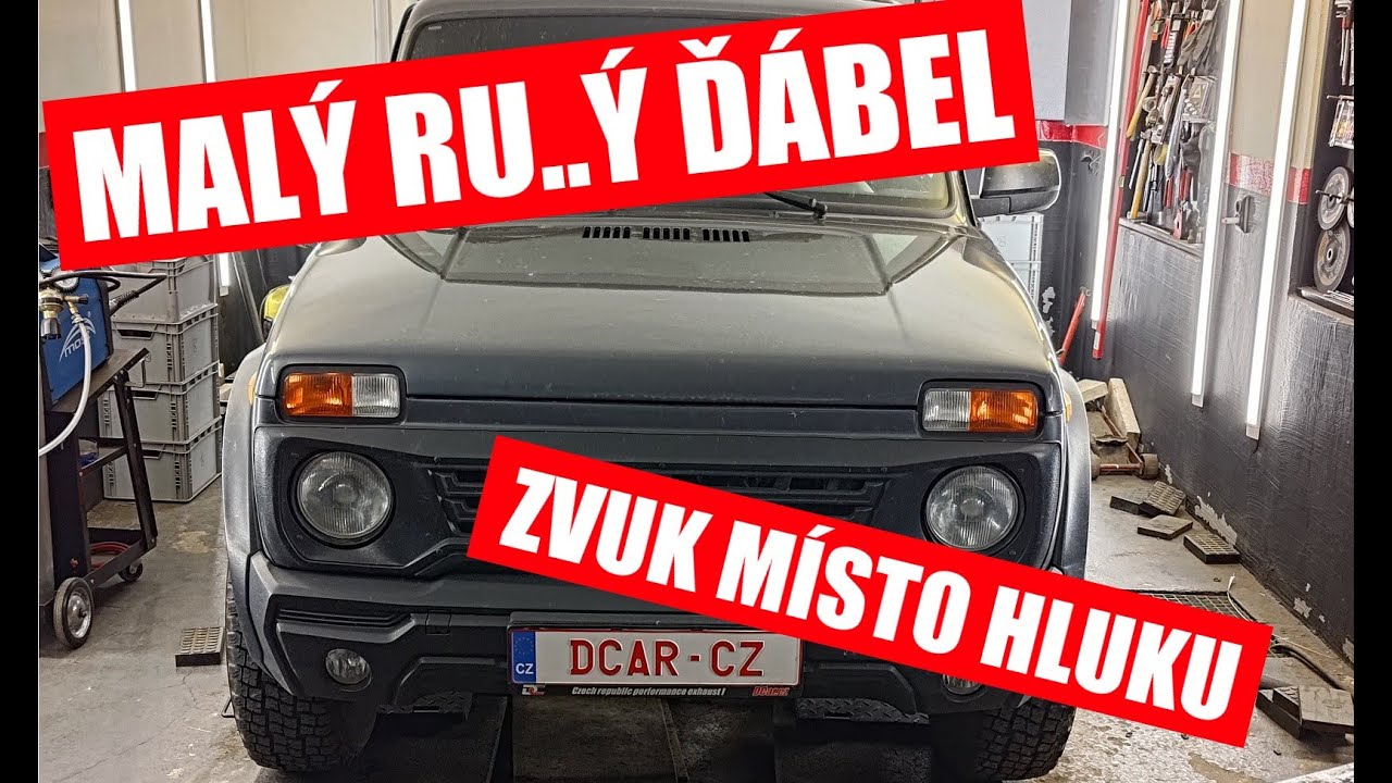 Lada Niva Bronto 1.7 4X4 - zakázkový výfuk DCar.cz