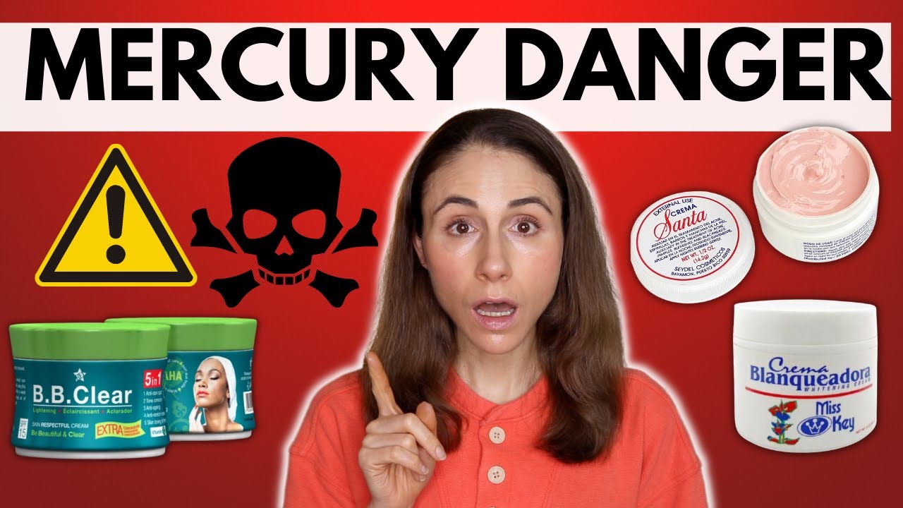 TOXIC MERCURY FOUND IN SKIN BLEACHING CREAMS ☠ @Dr Dray