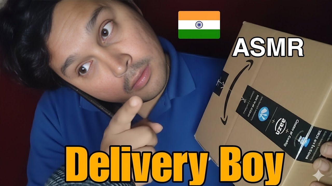 ASMR HINDI- Delivery Boy Roleplay! - a‿z (Amazon Shop) Hindi ASMR