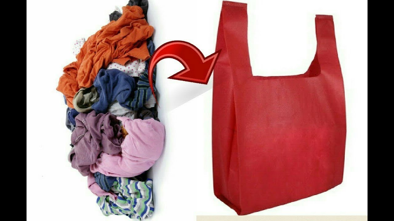 Cloth carry bags making with waste cloth | Best with waste