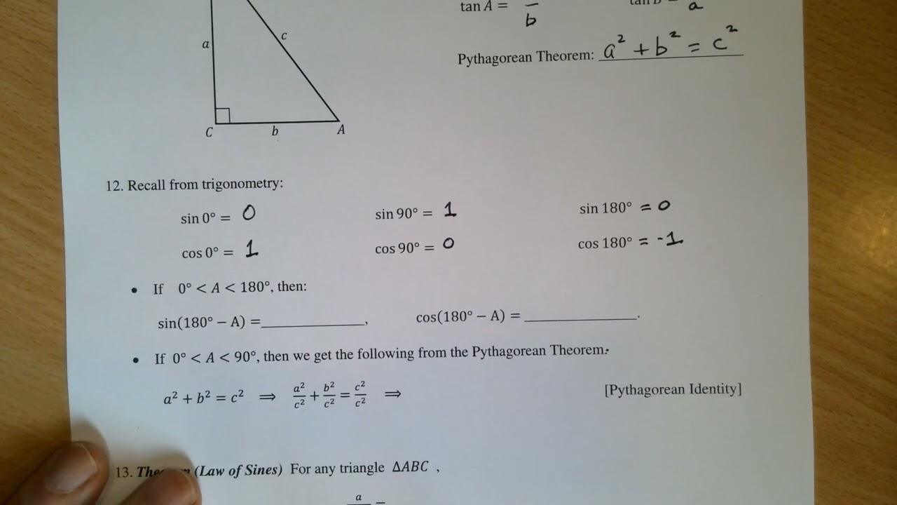 Similar Triangles/Polygons Pythagorean Theorem, Trigonometry 4.3.c