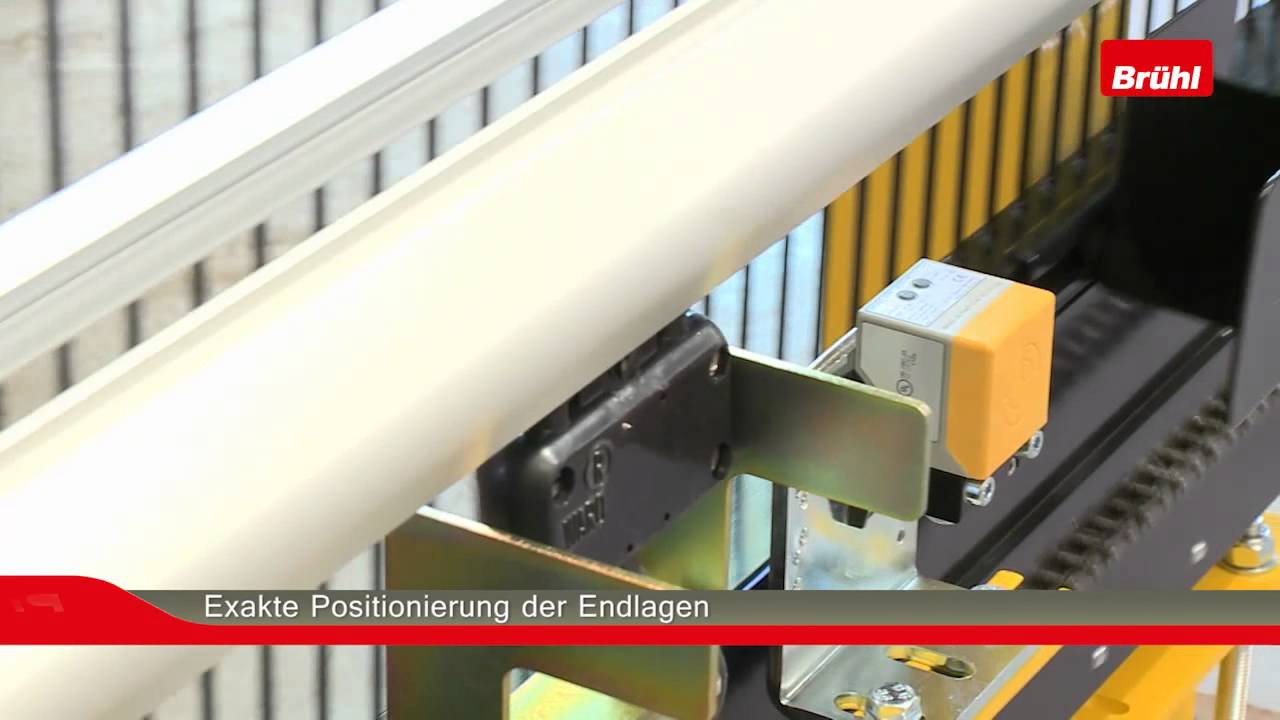 Maschinenschutz-Schiebetor PerformanceLine&reg; Freitragend - MSST&reg;-PL-F