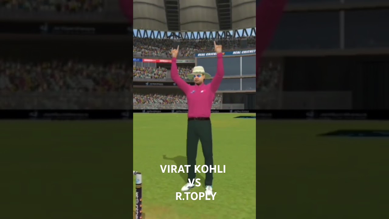 VIRAT KOHLI VS R.TOPLY #episode #realcricketgaming #legend #realcricketgameplay #share #realcricket