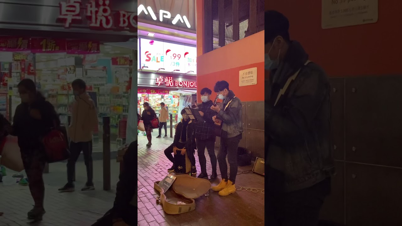 【塵埃落定 - 張敬軒】Busking cover by DOUBLEJ｜2020/12/20