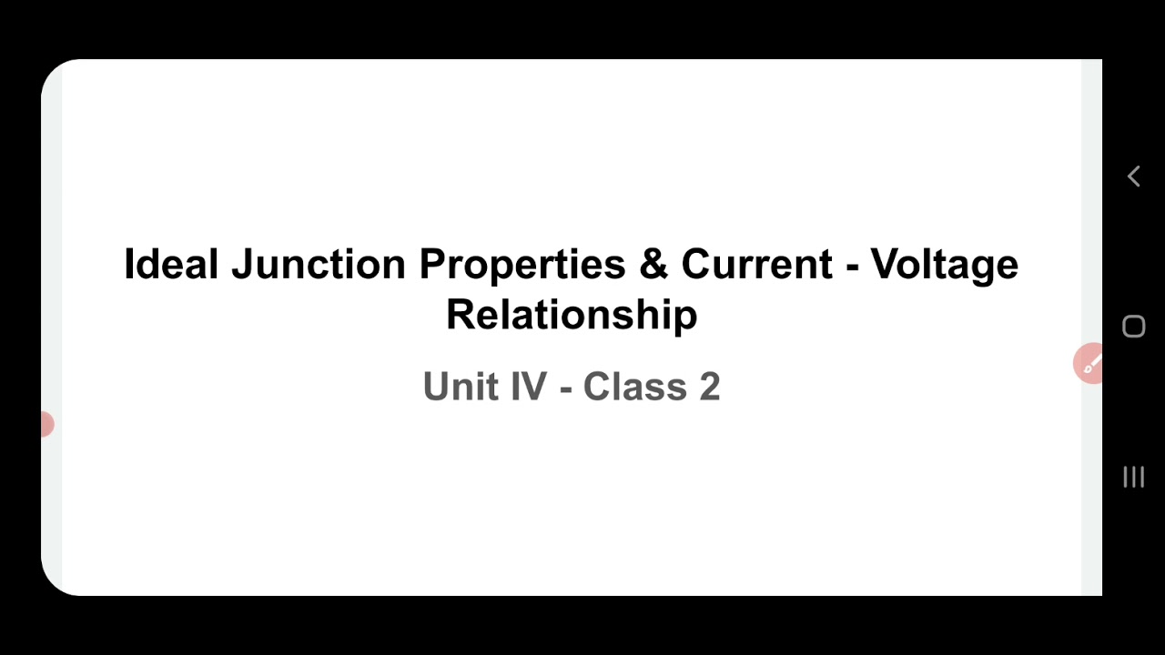 Metal - semiconductor and semiconductor heterojunctions - Class 2
