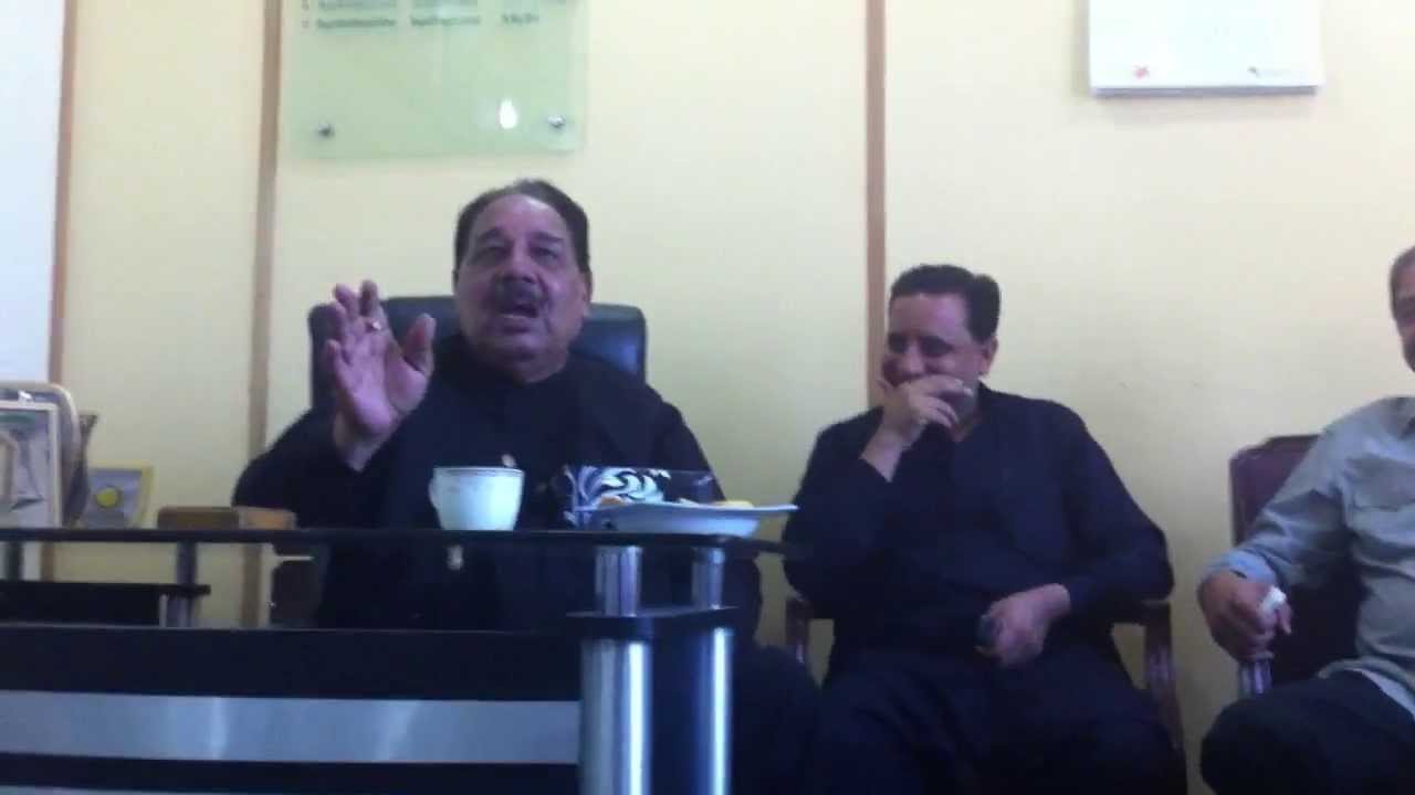 chaudhary abdul majeed prime minister AJK abusing journalists