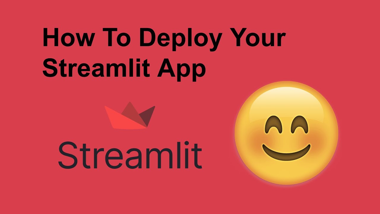 How to deploy a Streamlit app