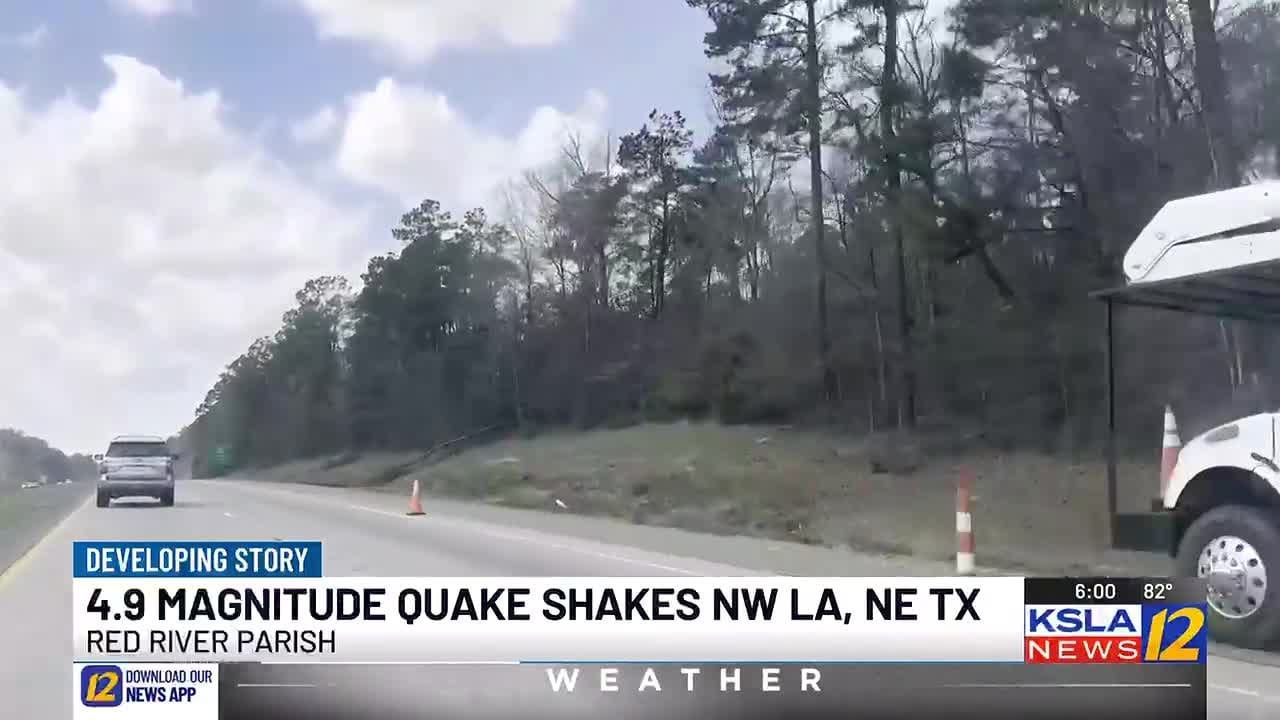 Residents react to 4.9 magnitude earthquake, second-largest in Louisiana history