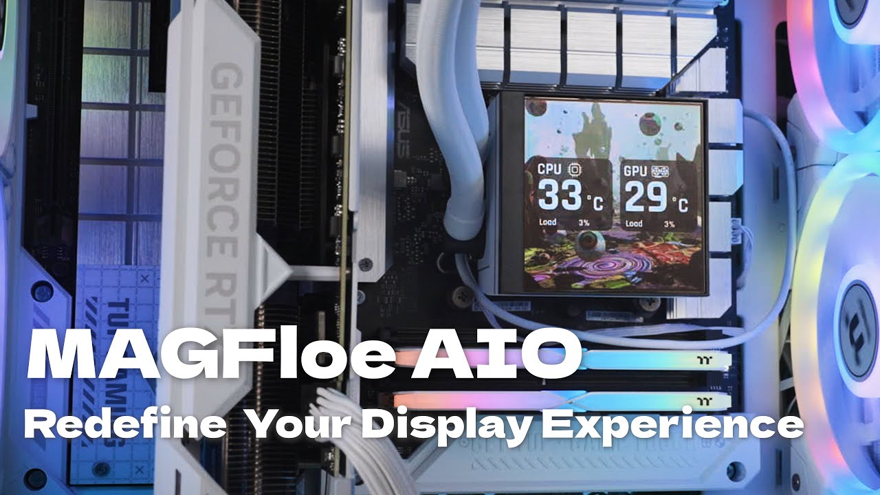 MAGFloe Ultra ARGB Sync AIO Liquid Cooler &ndash; Redefine Your Display Experience