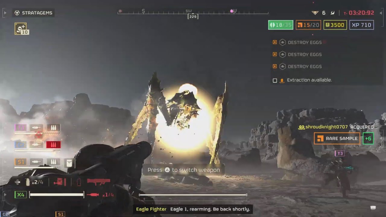 Helldivers 2 | (First invasion ever on Fenrir III) crazy extraction on extreme difficulty