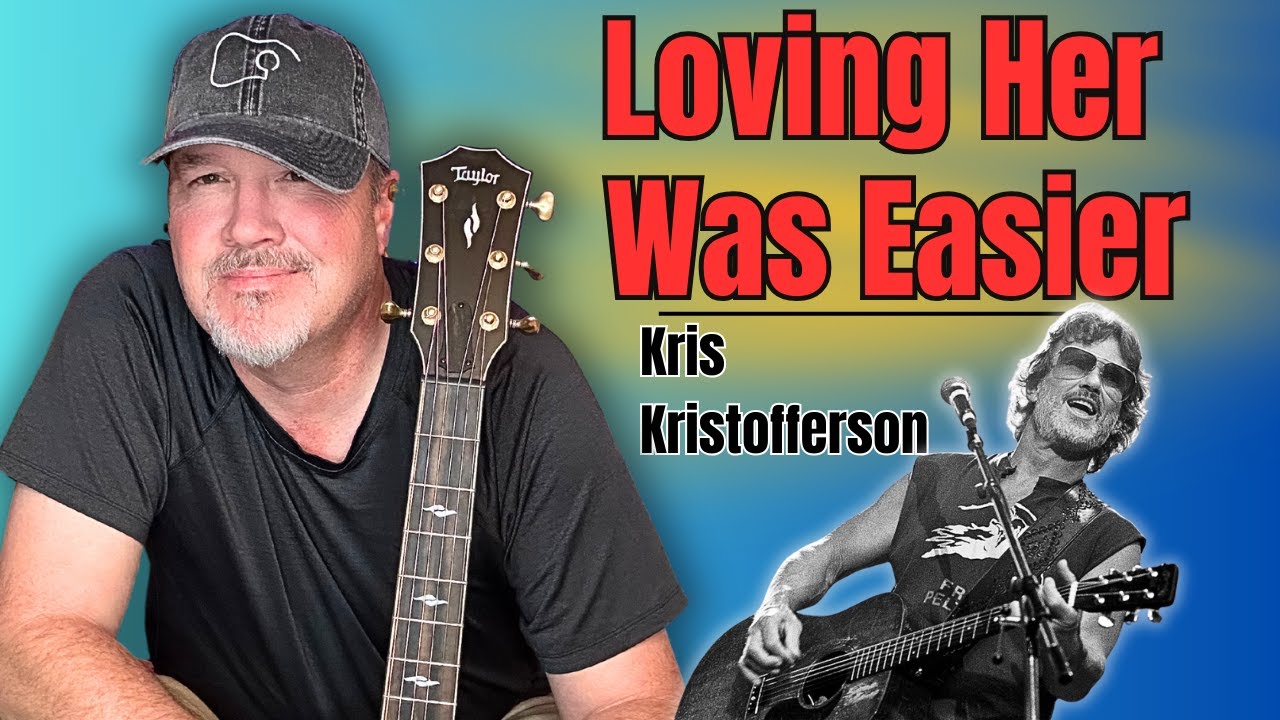 Loving Her Was Easier | Beginner Guitar Lesson (Kris Kristofferson)