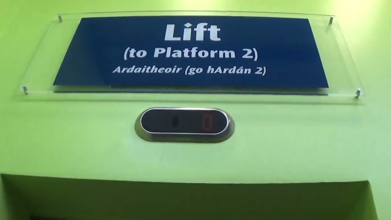 Kone EcoDisc Elevator At The Newry Train Station