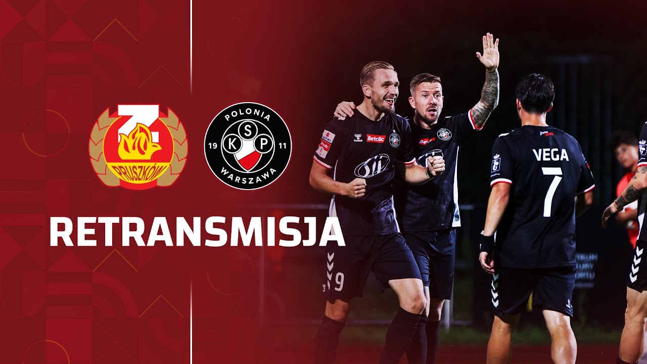 RETRANSMISJA | 4. kolejka Betclic 1 Ligi | Znicz Pruszk&oacute;w - Polonia Warszawa (pełny mecz)