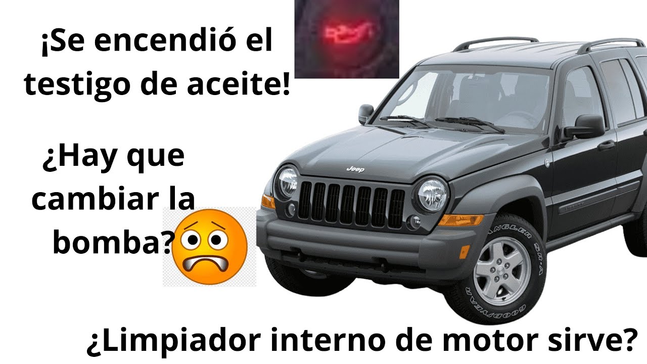Bajando Carter, Limpiando cedazo, Haciedo cambio de aceite, Jeep Liberty a Pasos, Pérdida de presión