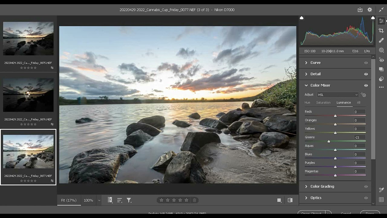 Manual Blend HDR Part 1 ACR Adjustments