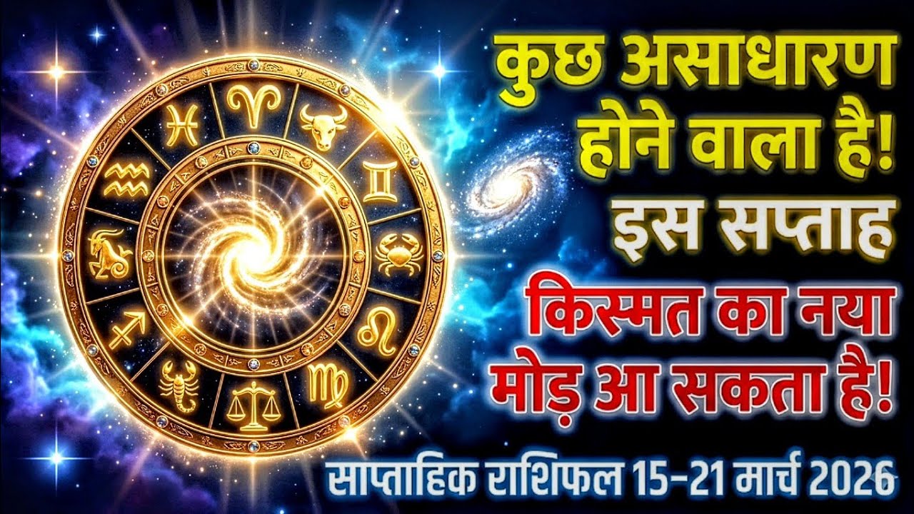🔥जो होने वाला है,वह कई लोगों को चौंका सकता है | साप्ताहिक राशिफल 15–21 मार्च #saptahikrashifal #yt