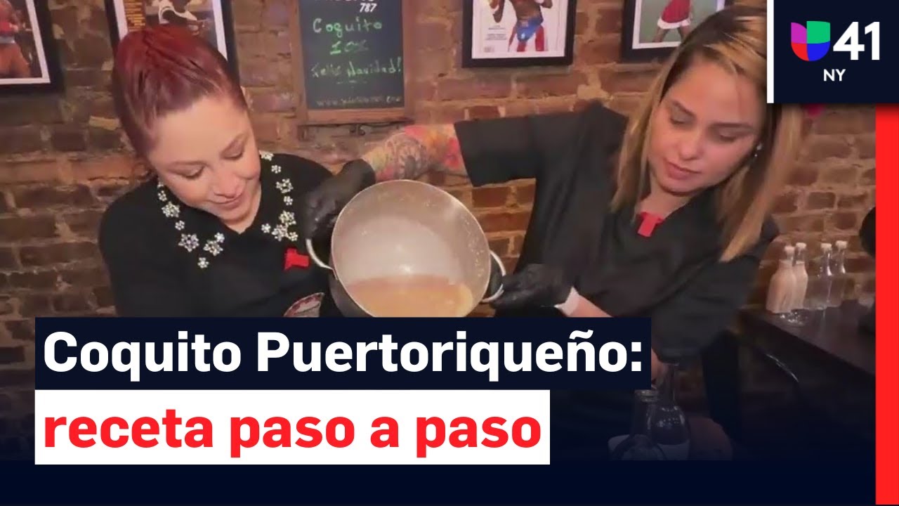 Nuestras Recetas: coquito puertorriqueño, la bebida que puedes disfrutar en la mesa navideña