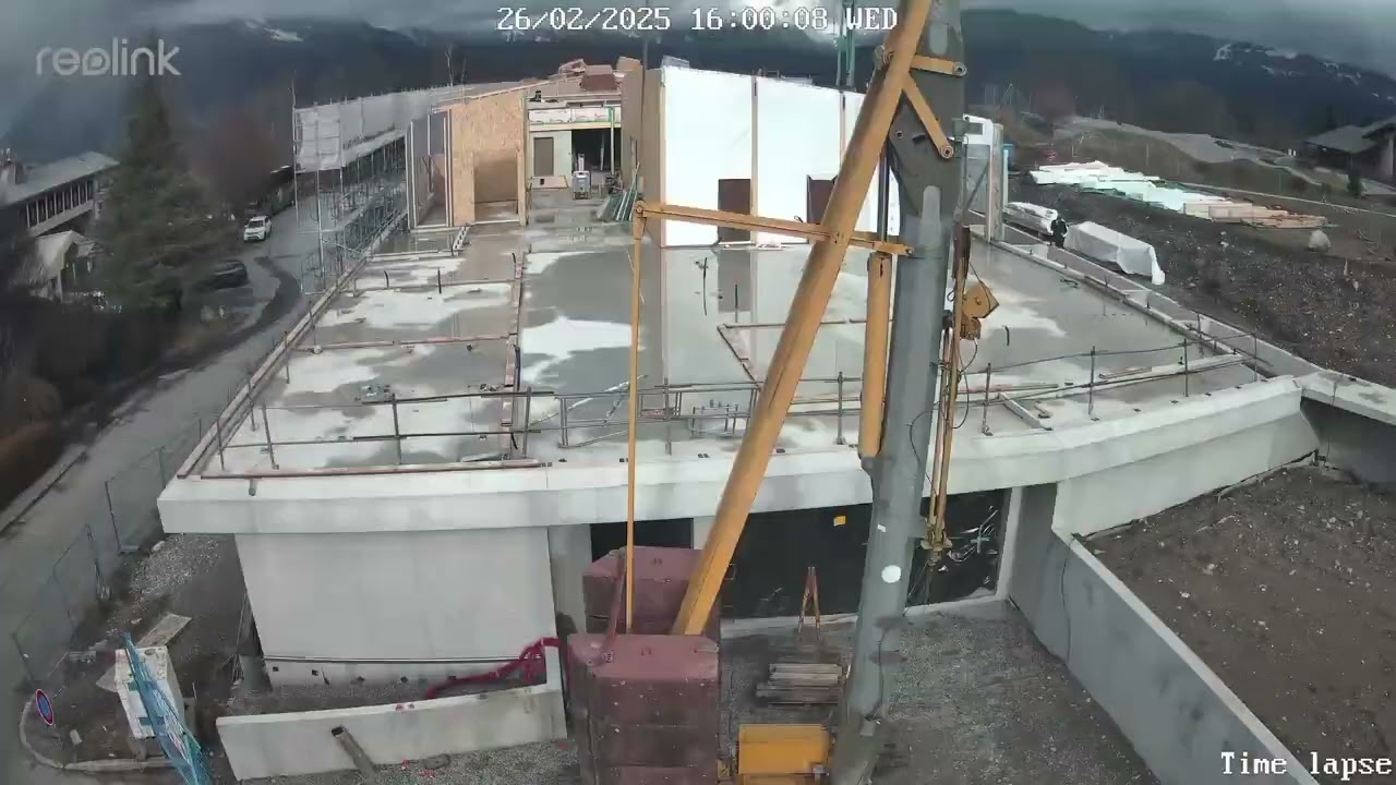 Time laps chantier Maison de l'Enfance juillet 2024 juillet 2025