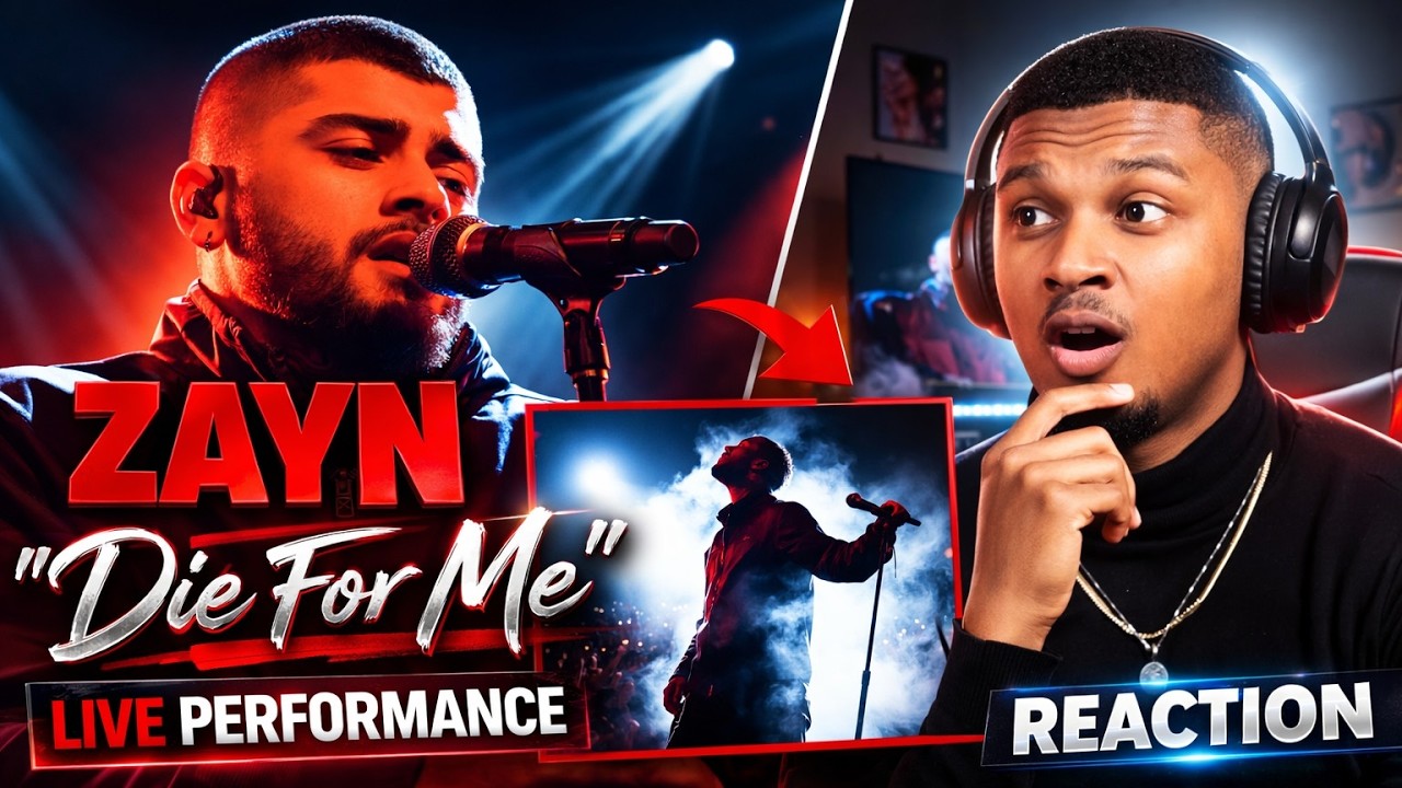 ZAYN - Die For Me  (Live from Las Vegas) [REACTION]