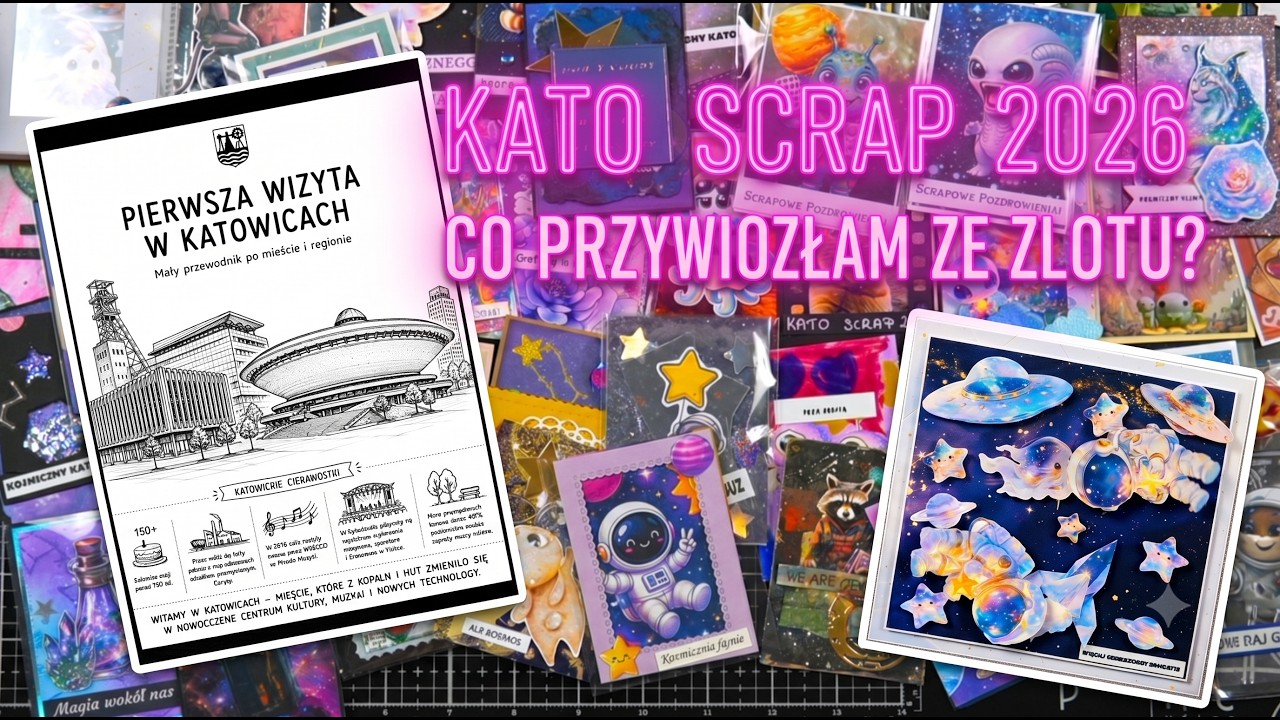 Prezenty, ateciaki i spore zakupy! Co przywiozłam z Katowickiego Zlotu Scrapbookingowego