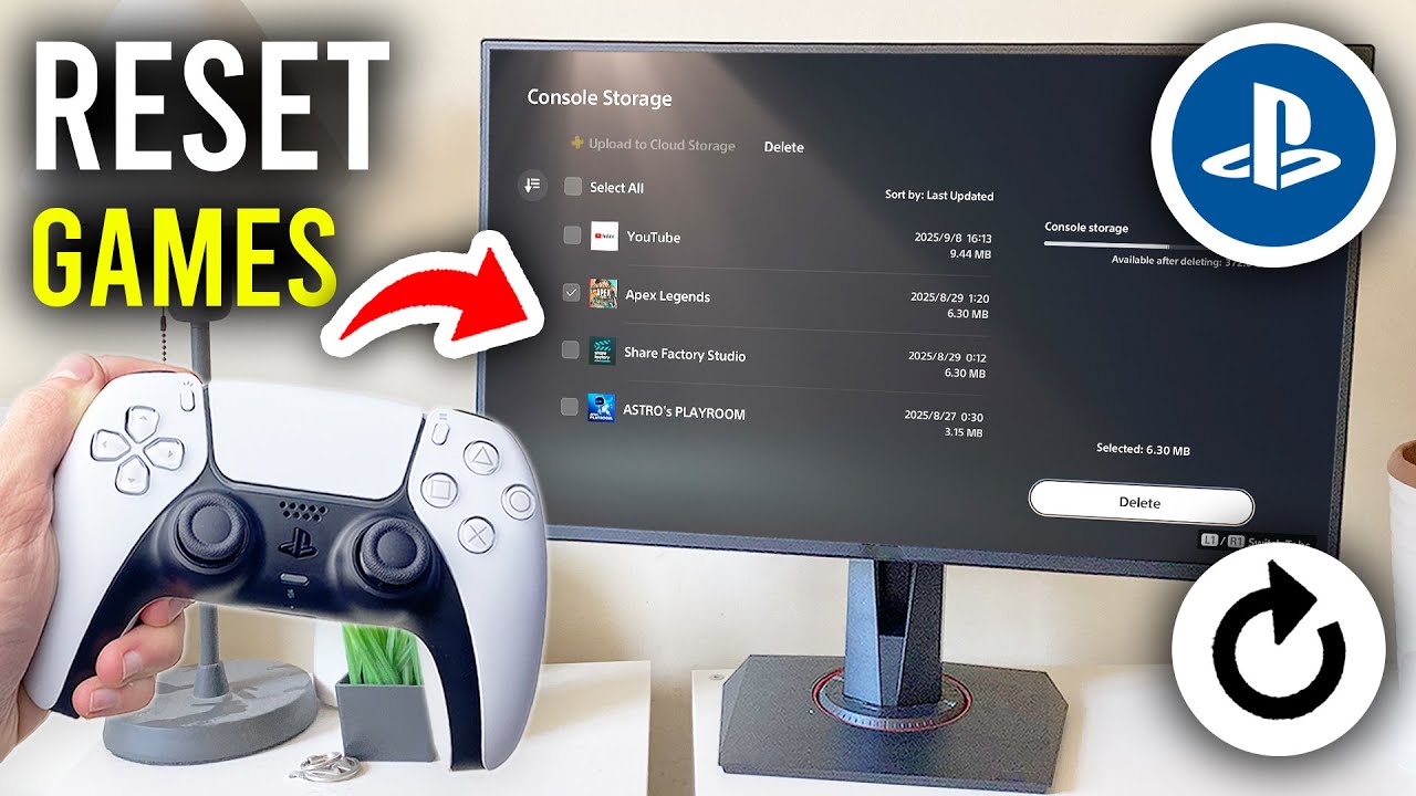How To Reset PS5 Games and Delete Game Progress - Step By Step