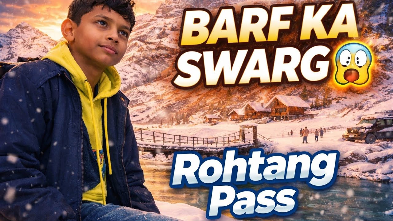 Barf Aur Pahadon Ka Swarg – Rohtang Pass Vlog #Rohtang Himachal Pradesh Travel Vlog