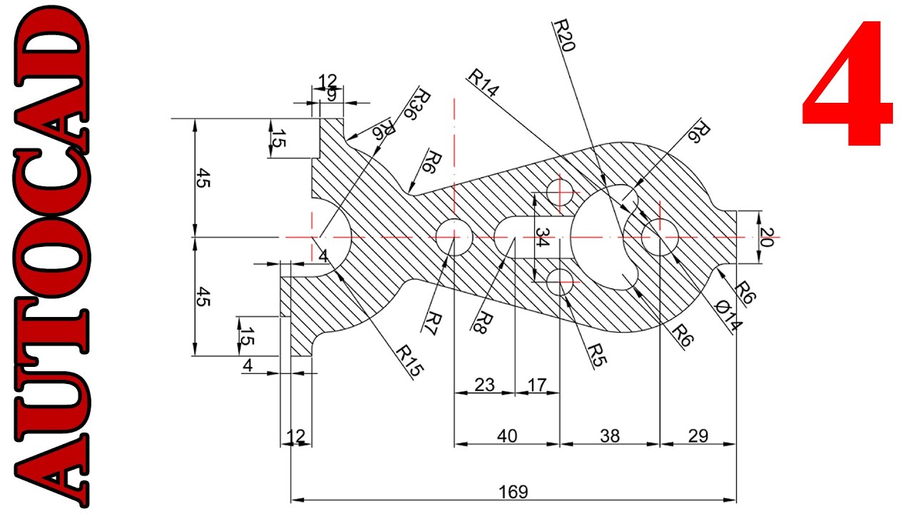 || AUTOCAD 2D DRAWING PRACTICE || Part 4D (END)