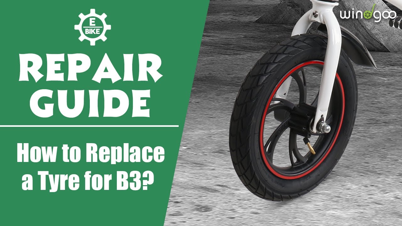 Electric Bicycle Repair Guide | How to Replace a Tyre for B3?