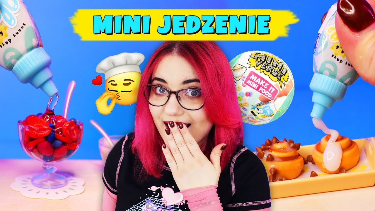 Zrobiłam MINI NAPÓJ i CIASTECZKA 🍩 Miniverse Make It Mini Food