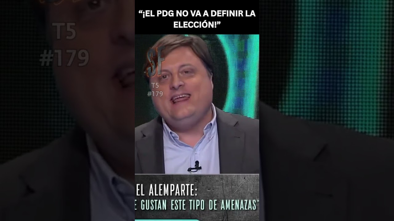 Alemparte &ldquo;&iexcl;El PDG no va a definir la elecci&oacute;n!&rdquo; | Sin Filtros T5 #179