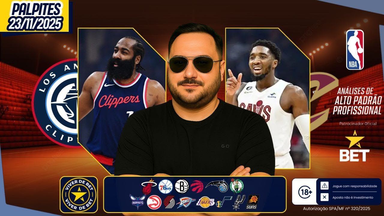 MELHORES PALPITES DA NBA PARA HOJE 23 11 2025