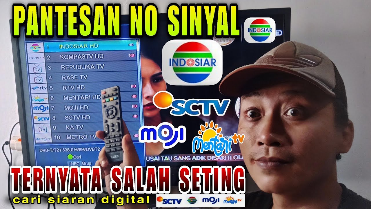 Cara Mencari Siaran SCTV dan INDOSIAR yang Hilang Di TV Digital SET TOP BOX